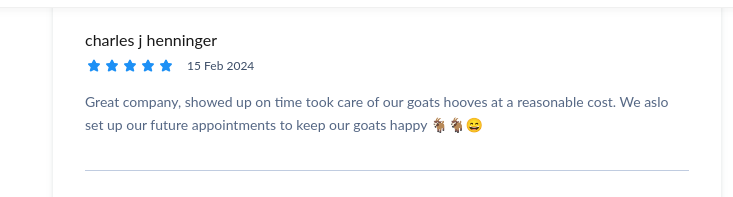 Thank you Charles!