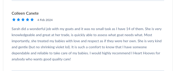 Thank you so much Colleen! I look forward to working with you again.