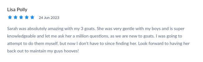 Thank you Lisa for a great review! I am always happy to answer any and all questions. :)