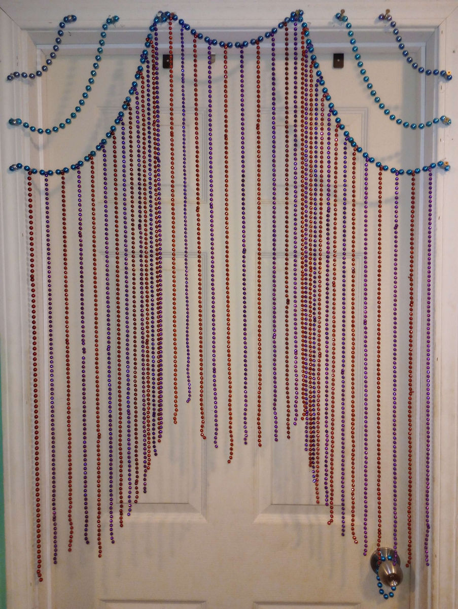 Handmade doorway beads